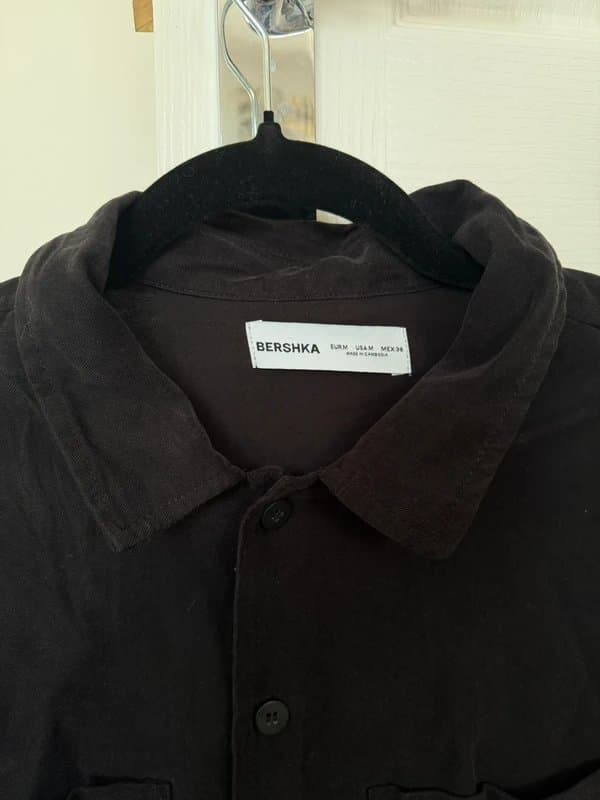 Bershka Men’s Black Bershka Boxy Shirt
