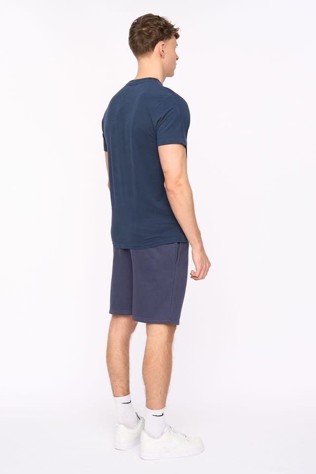 Duck&Cover Duck&Cover Men's Randolph Premium Brushed Cotton T-Shirt in Navy - 3