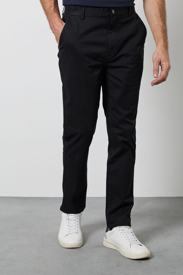 Burton Burton Men's Black Skinny Fit Chino Trousers - 2