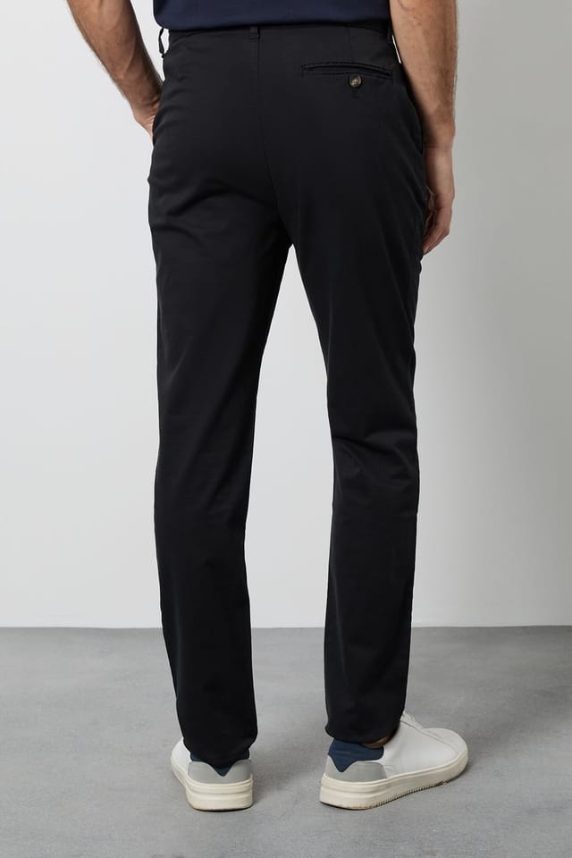 Burton Burton Men's Black Skinny Fit Chino Trousers - 3