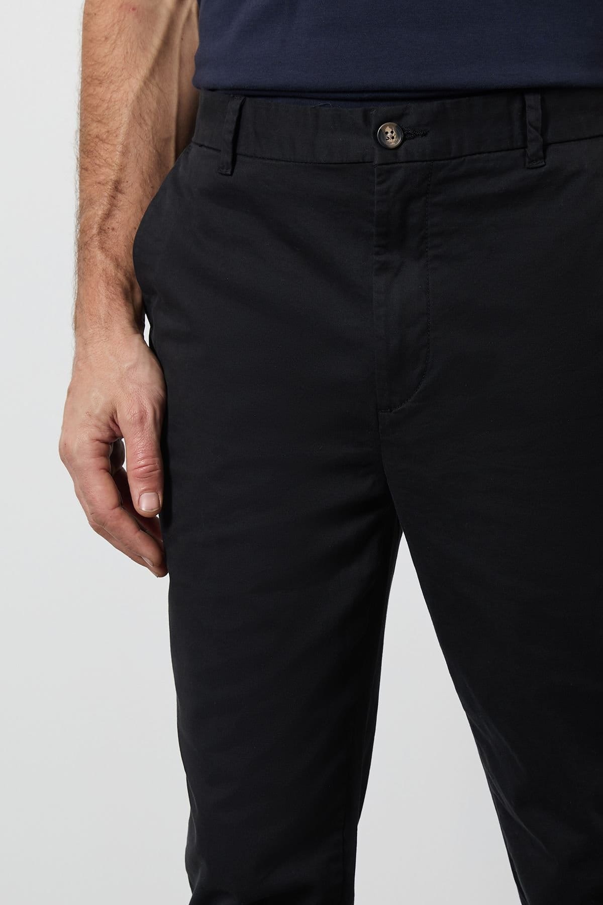 Burton Burton Men's Black Skinny Fit Chino Trousers - 4