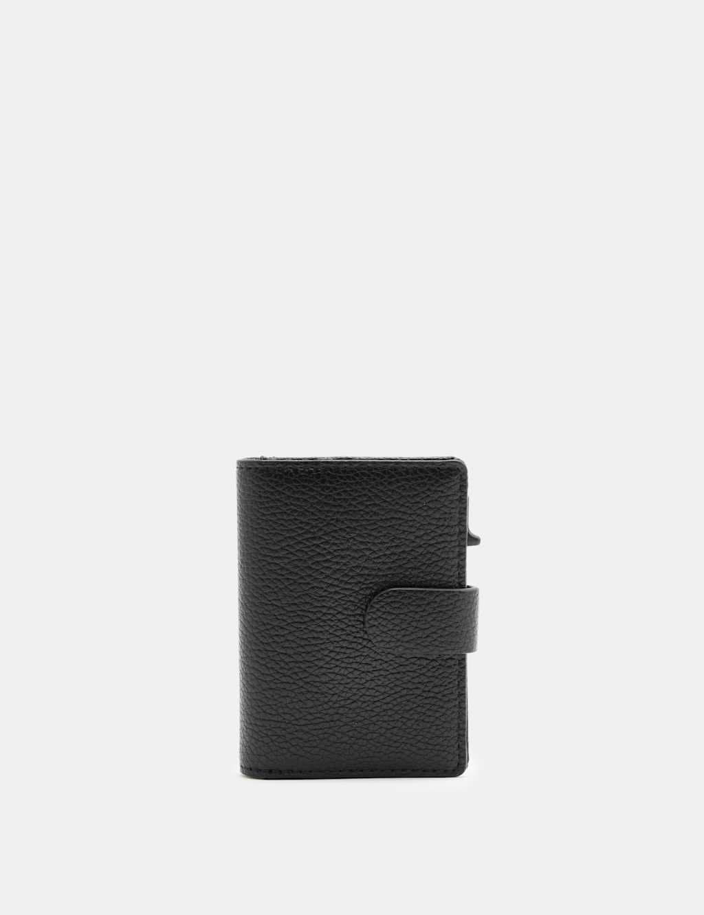 Marks & Spencer M&S Pebble Grain Cardsafe™ Pop-Up Card Holder Black