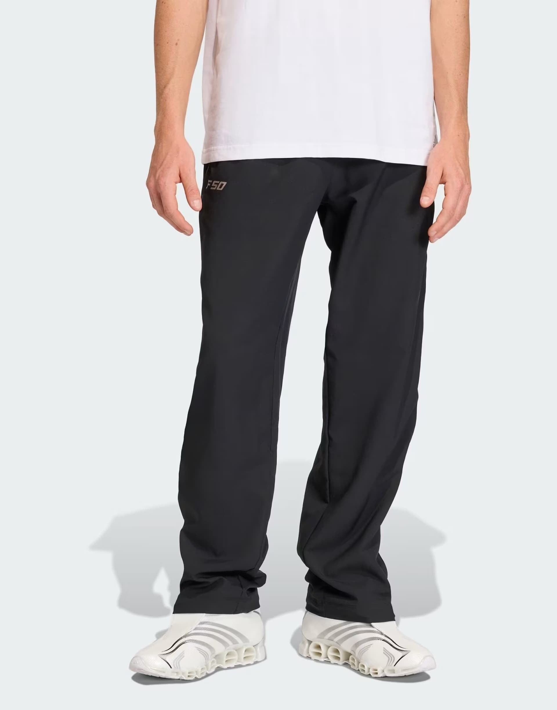 ASOS adidas Originals F50 loose track pants in black