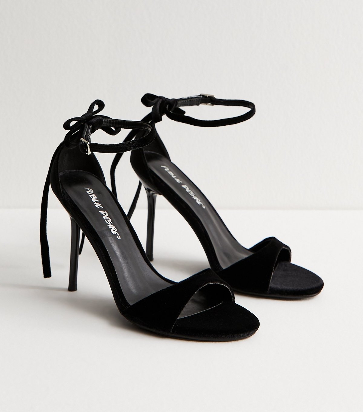 Public Desire Women's Sunday Velvet Court Shoes Public Desire New Look - 4