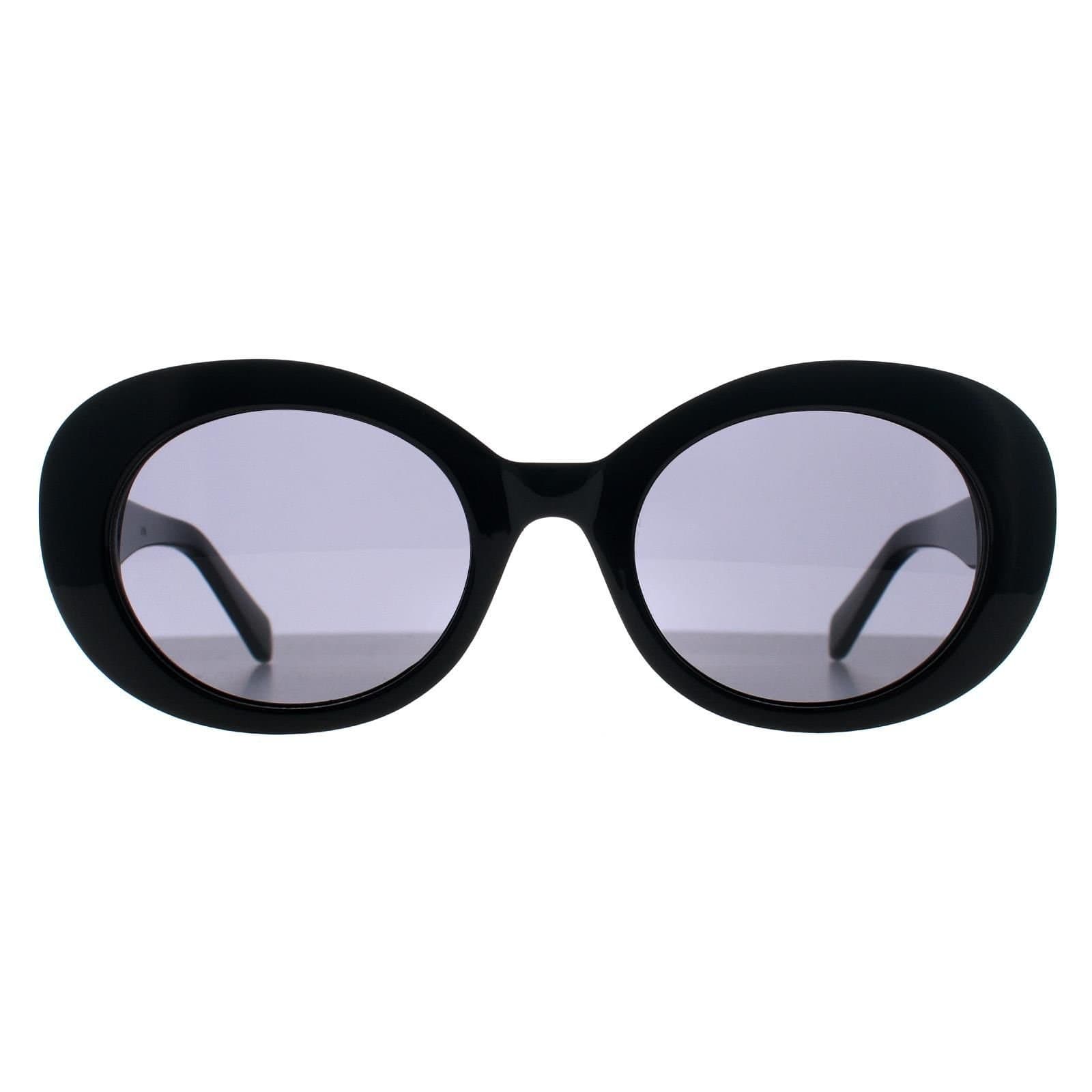 Benetton Benetton Women's Oval Black Grey BE5055