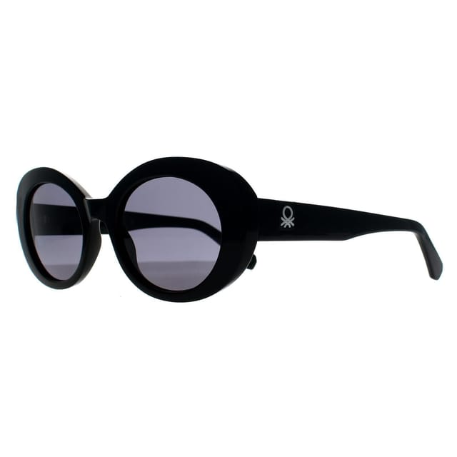 Benetton Benetton Women's Oval Black Grey BE5055 - 2