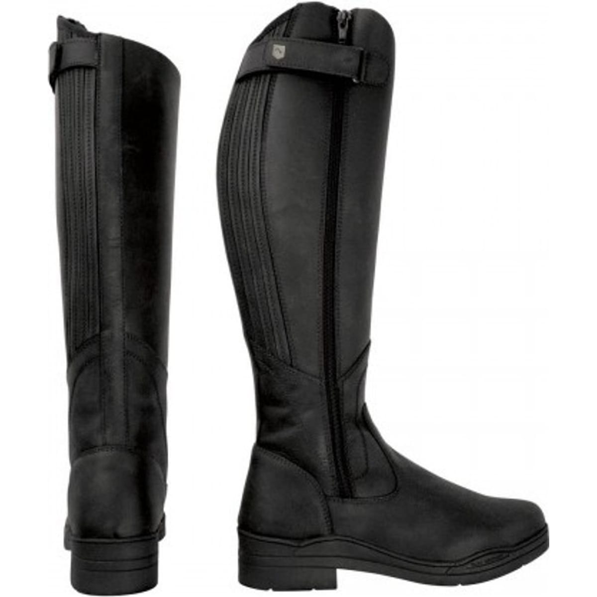 HyLAND HyLAND Women's Londonderry Winter Country Leather Riding Boots in Black - 1