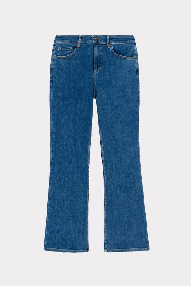 Kettlewell Kettlewell Women's Darla Bootcut Jeans in Mid Blue - 2