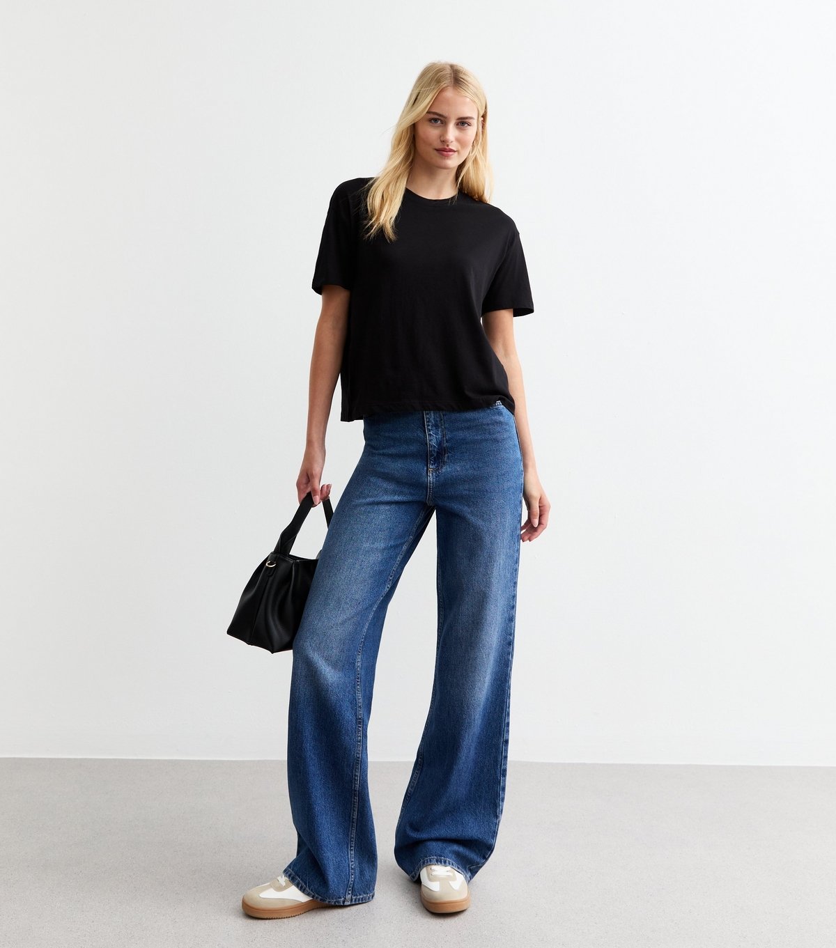 New Look Women's Tall Black Cotton T-Shirt New Look - 3