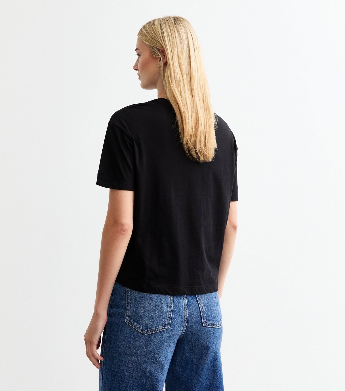 New Look Women's Tall Black Cotton T-Shirt New Look - 4