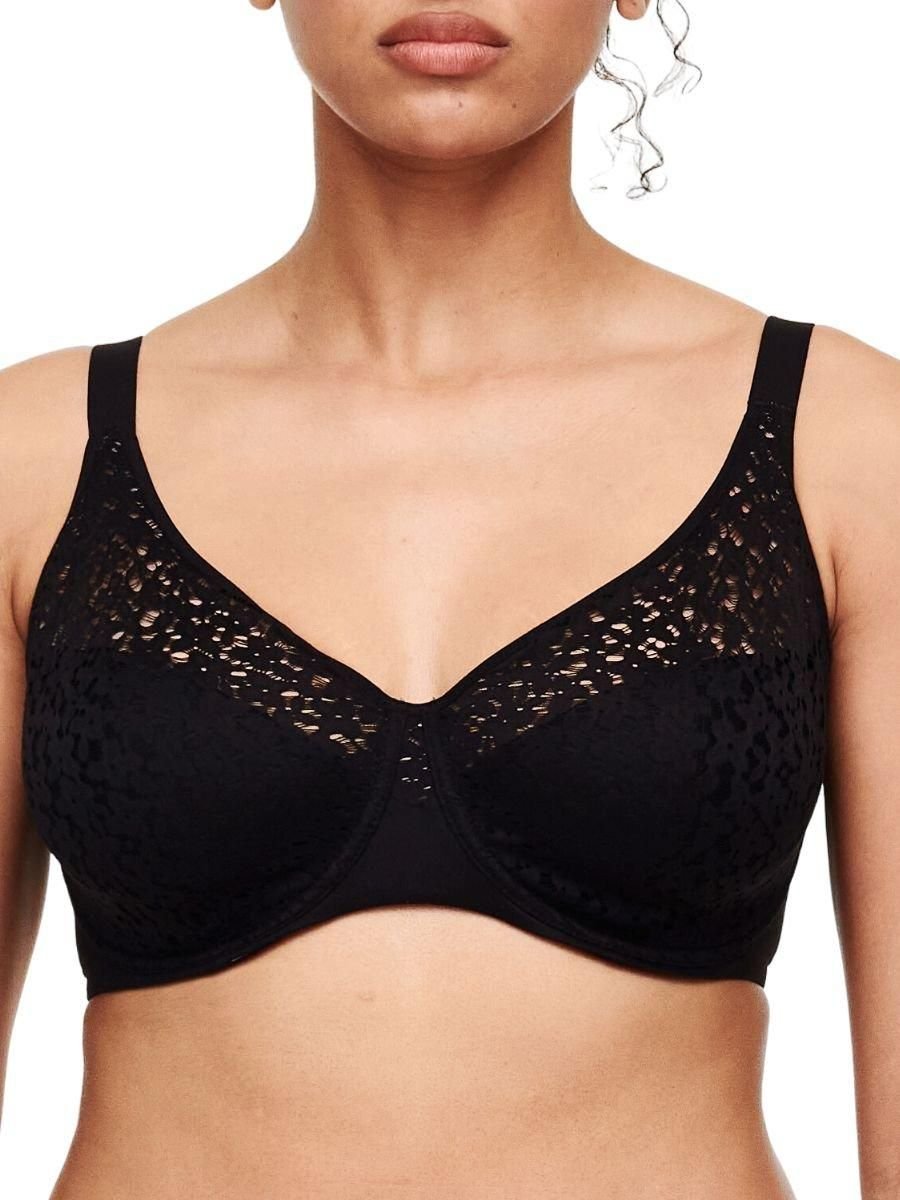 Chantelle Chantelle Women's Easy Feel Norah Covering Moulded Bra in Black - 2