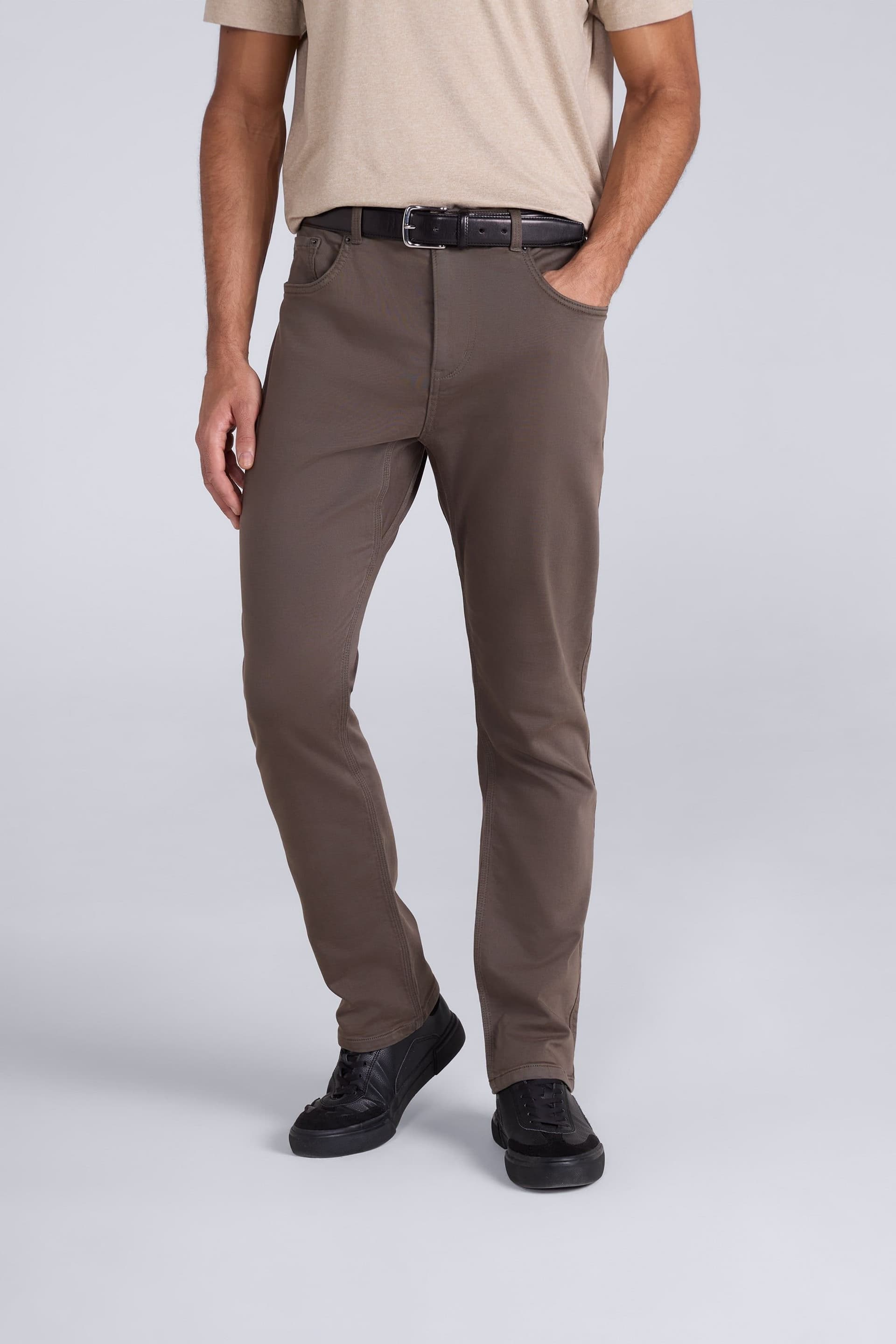 Animal Animal Men's 'Elevate' Lightweight Casual Comfortable Fit Outdoor 5 Pocket Trouser in Olive
