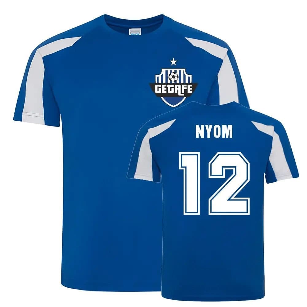Getafe Getafe Men's Allan Nyom Sports Training Jersey in Blue