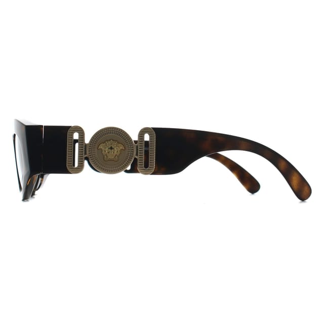 Versace Versace Women's Cat Eye Havana Dark Grey VE4480U in Brown - 3