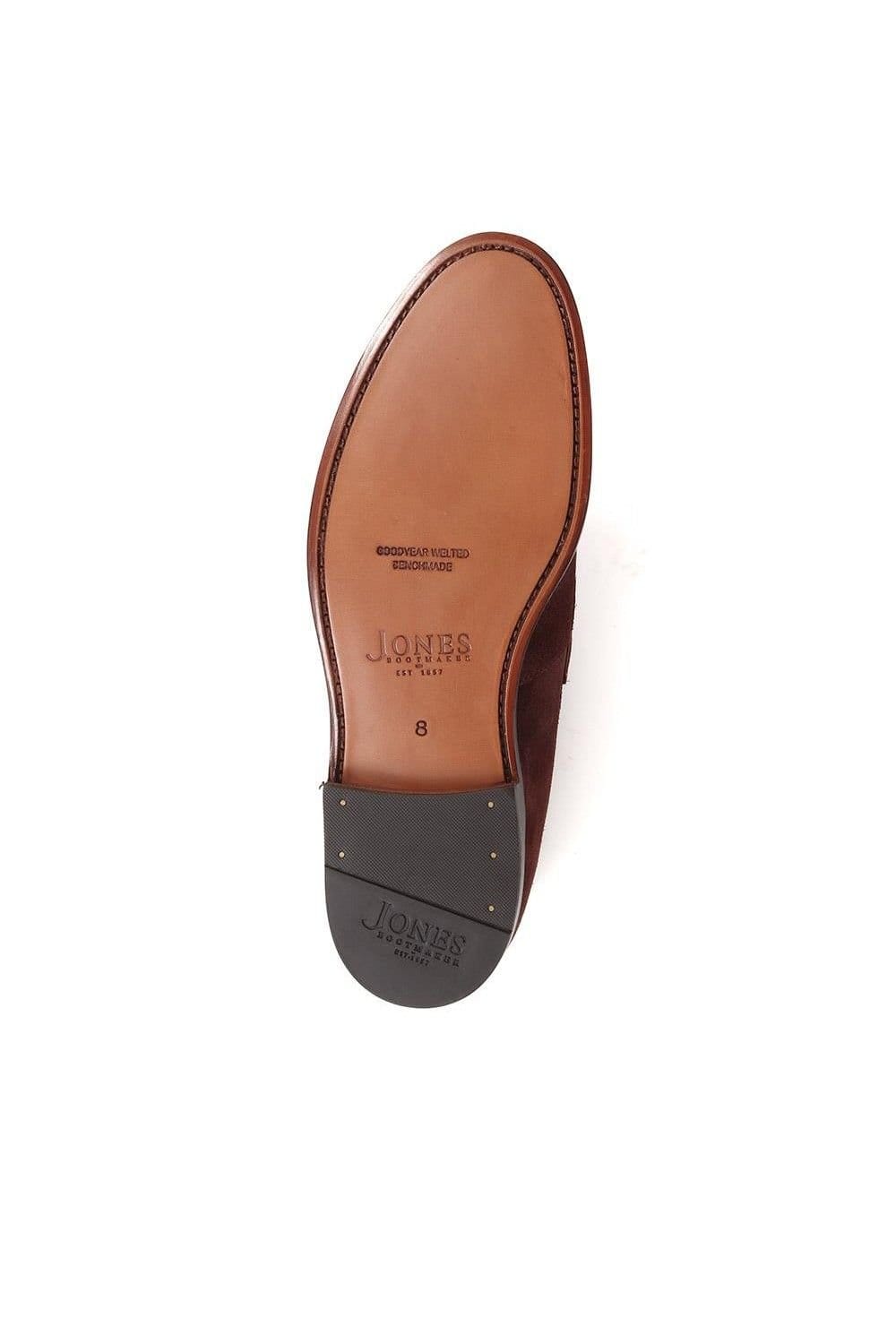 Jones Bootmaker Jones Bootmaker Men's Barcelona Goodyear Welted Leather Loafers in Dark Brown - 4