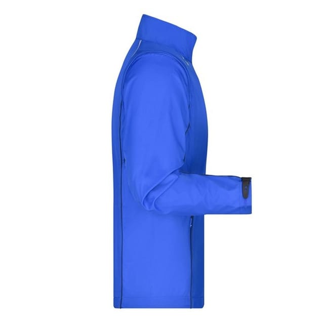 James and Nicholson James and Nicholson Men's Zip-Off Soft Shell Jacket in Blue - 3