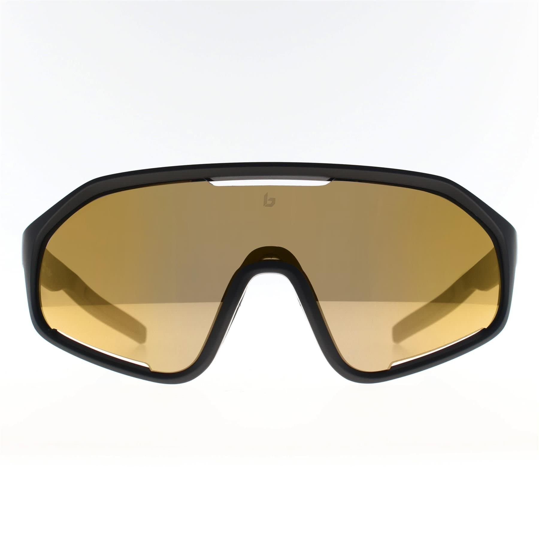 Bolle Bolle Men's Shield Matte Black TNS Gold Shifter