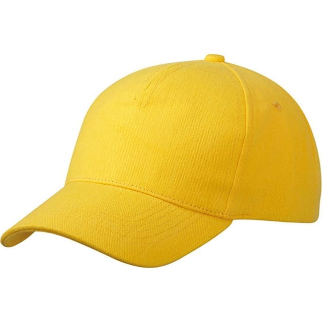 Myrtle Beach Myrtle Beach Men's 5 Panel Heavy Brushed Cotton Cap in Gold - 2