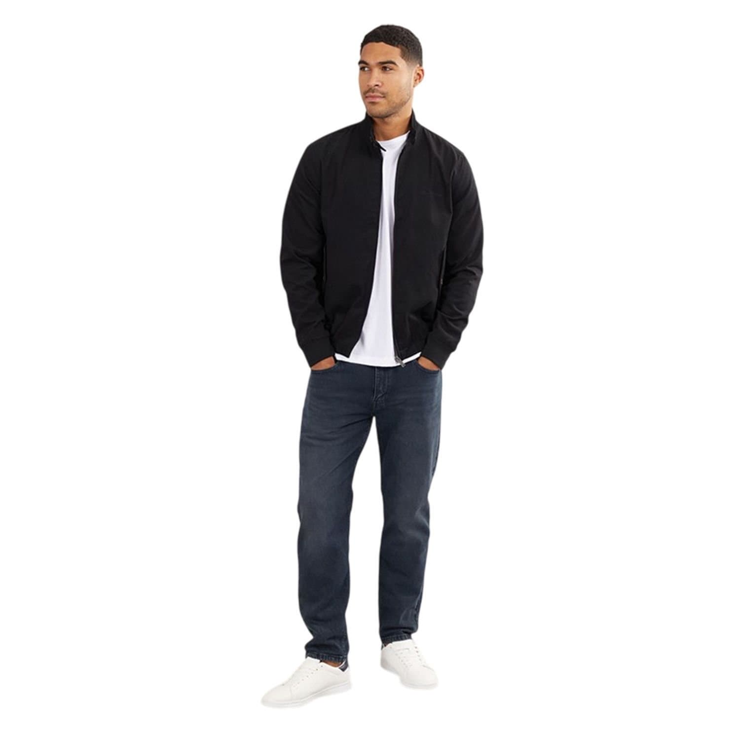 Ben Sherman Ben Sherman Men's Harrington Signature Jacket in Black