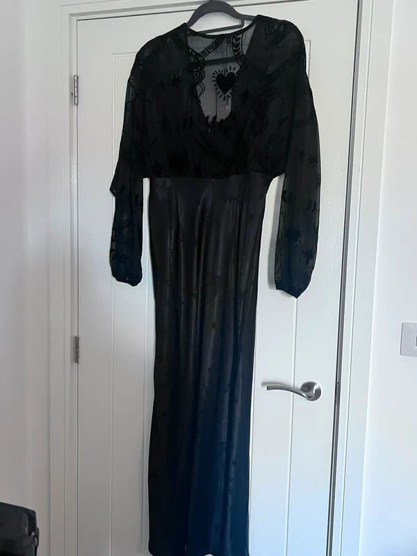 Never Fully Dressed Never Fully Dressed black swallow dress – size14 – Sold OUT