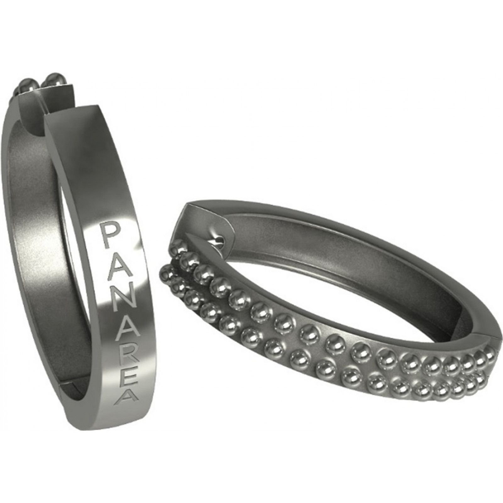 Panarea Panarea Women's OS6PL Pair Of Earrings in Black - 1