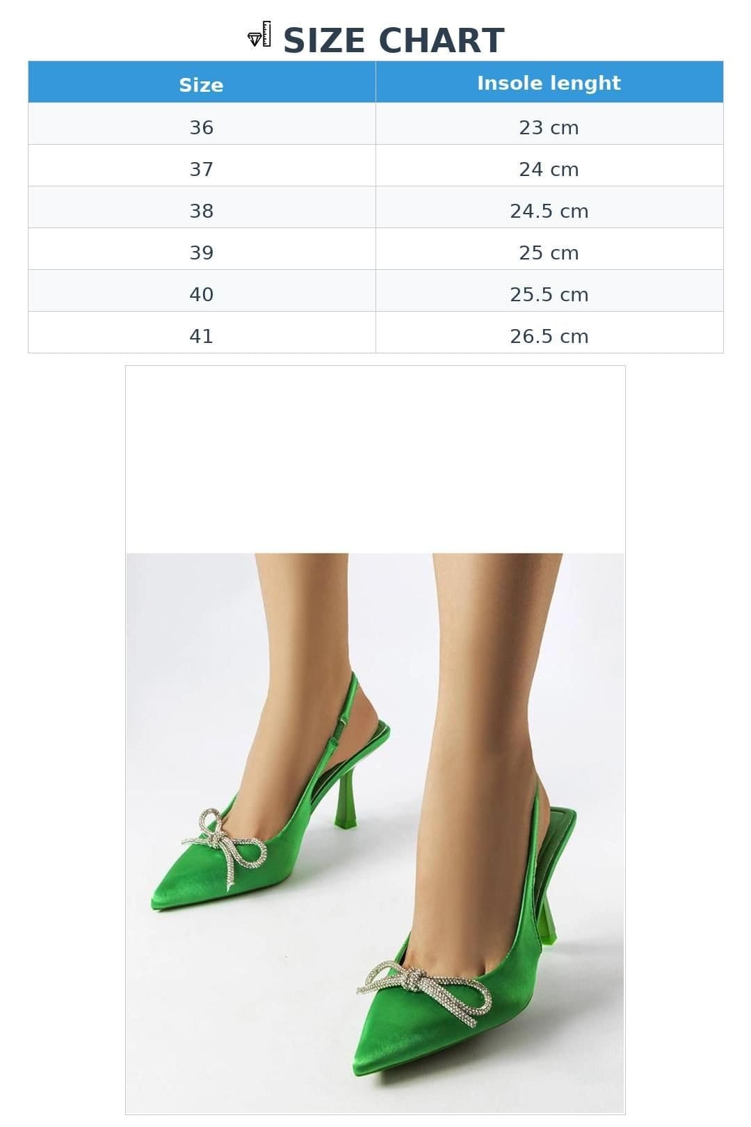 Love Lace Love Lace Women's Elegant Stiletto High Heel Pumps with Bow Detail Slip On in Green - 4