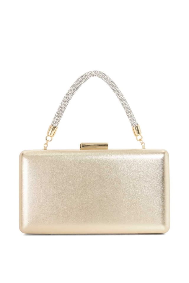 Dune London Dune London Women's 'Beaut' Leather Clutch in Metallics - 2