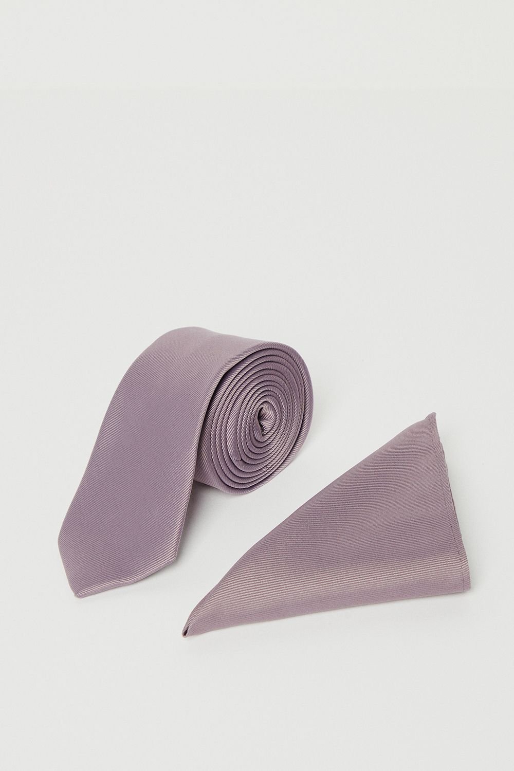 Burton Burton Men's Dusty Mauve Tie & Pocket Square - 2