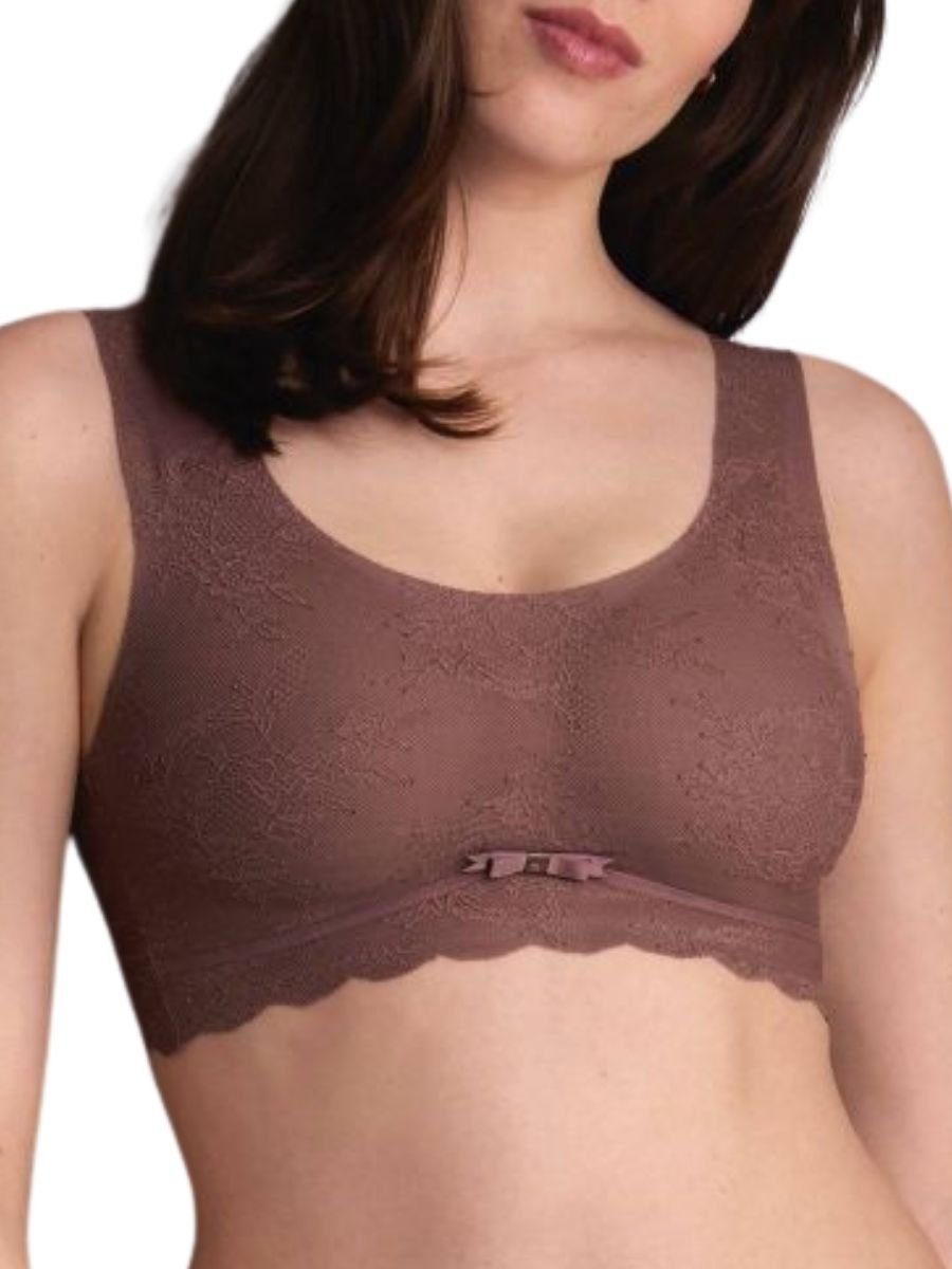 Anita Anita Women's Essential Lace Bralette in Brown - 2