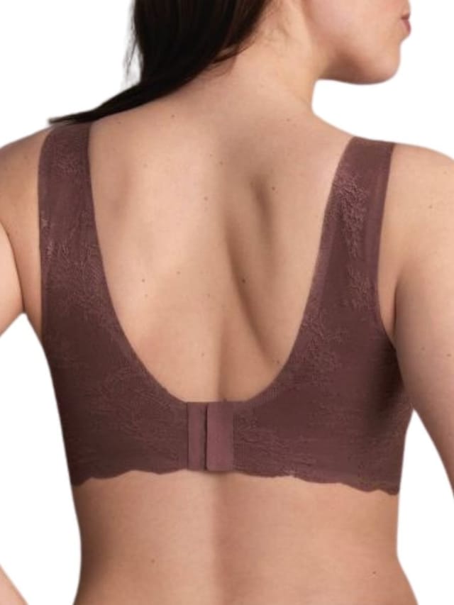 Anita Anita Women's Essential Lace Bralette in Brown - 2
