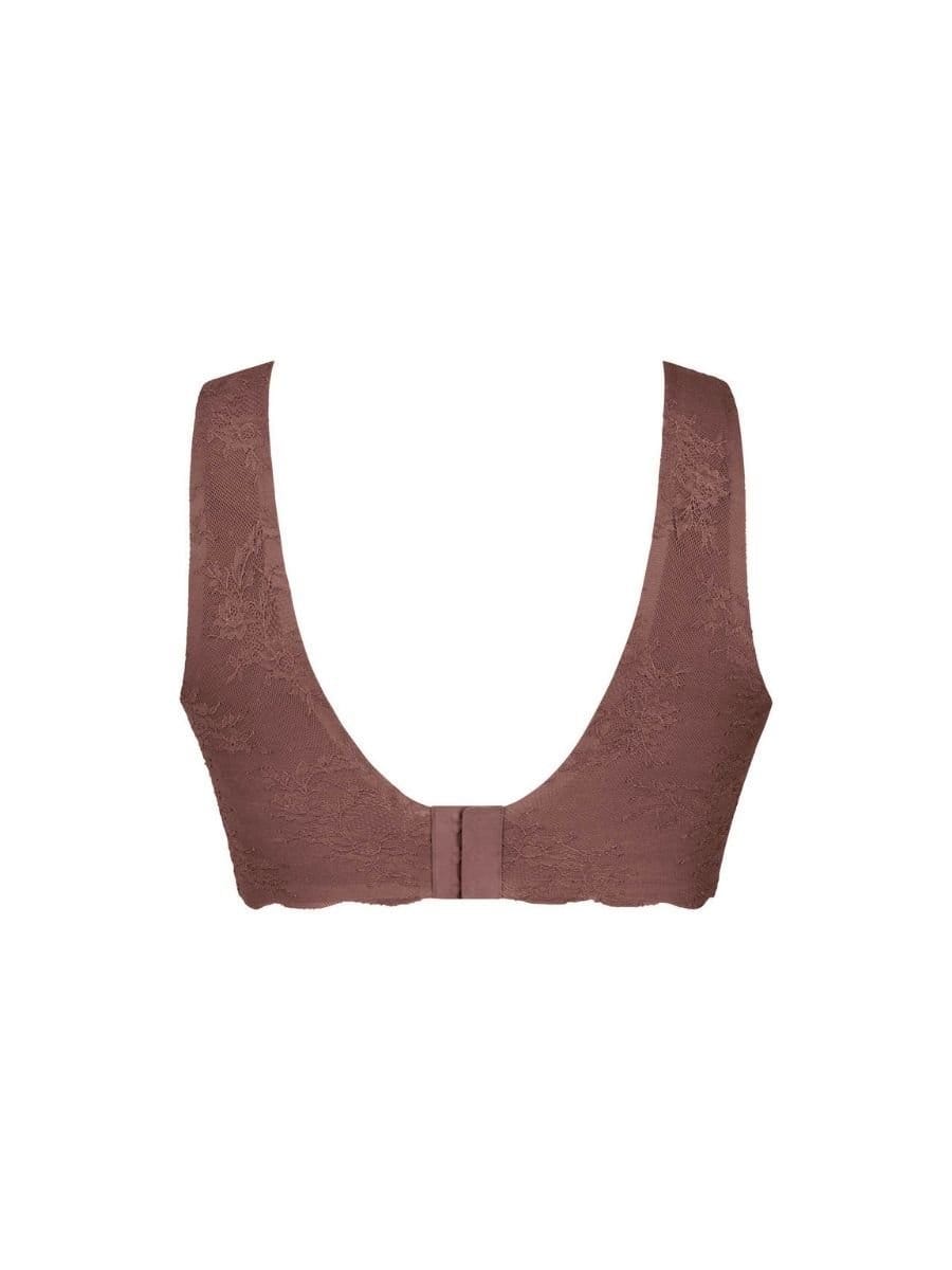 Anita Anita Women's Essential Lace Bralette in Brown - 4