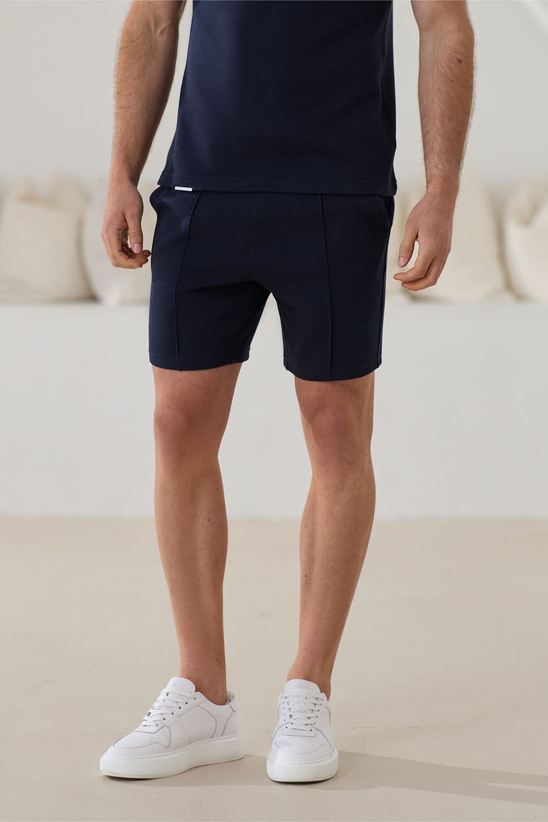 Gym King Men's Portals Texture Short Navy