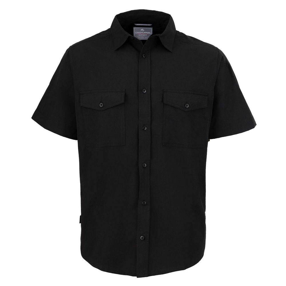 Craghoppers Craghoppers Men's Kiwi Short-Sleeved Shirt in Black - 2