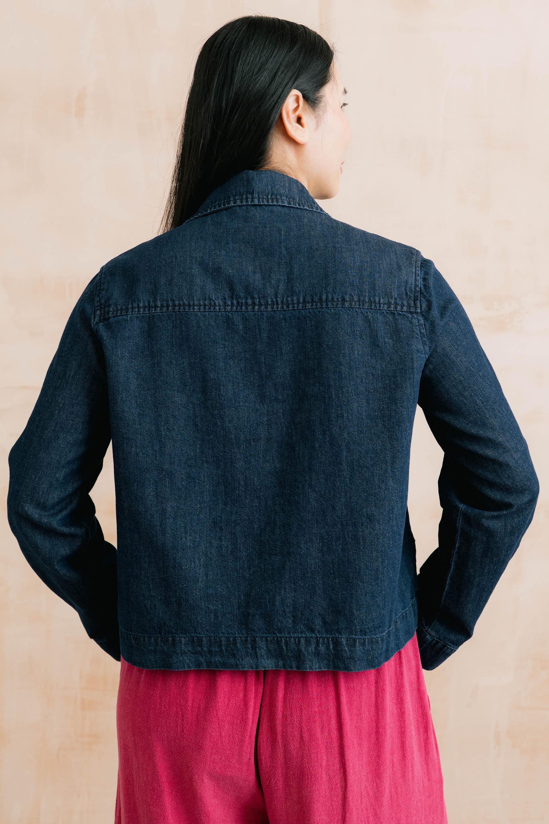 Lily & Me Lily & Me Women's Grasslands Denim Jacket in Blue - 4