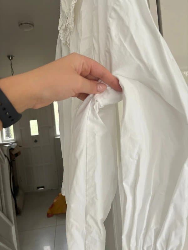 Never Fully Dressed Never fully dressed white lace shirt