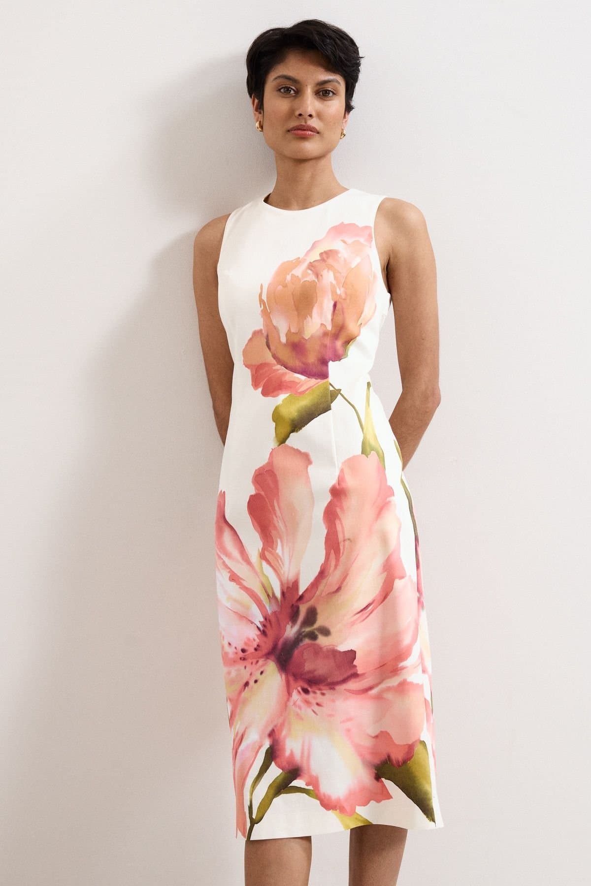 Phase Eight Phase Eight Women's Nadina Floral Dress in Ivory