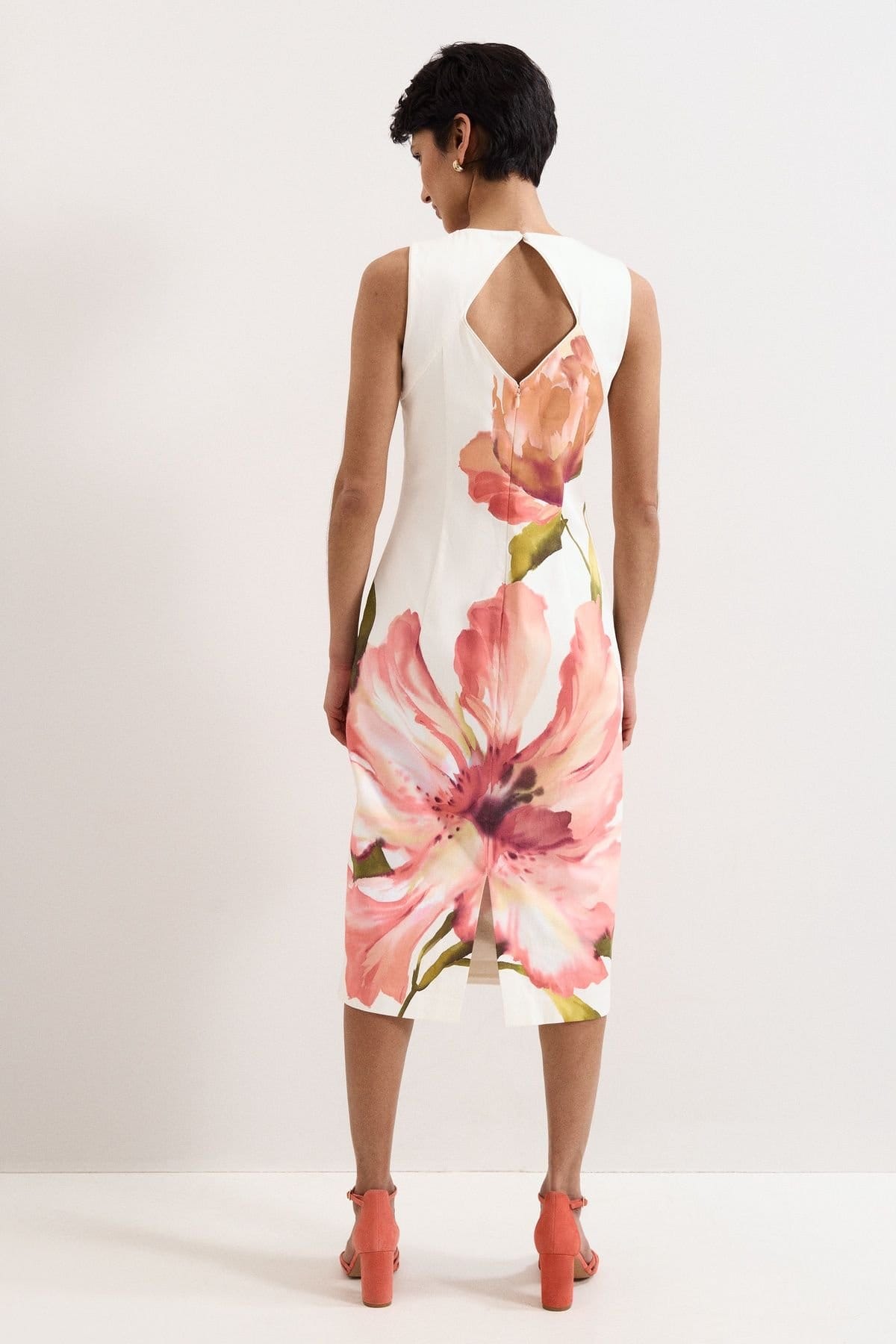 Phase Eight Phase Eight Women's Nadina Floral Dress in Ivory - 4