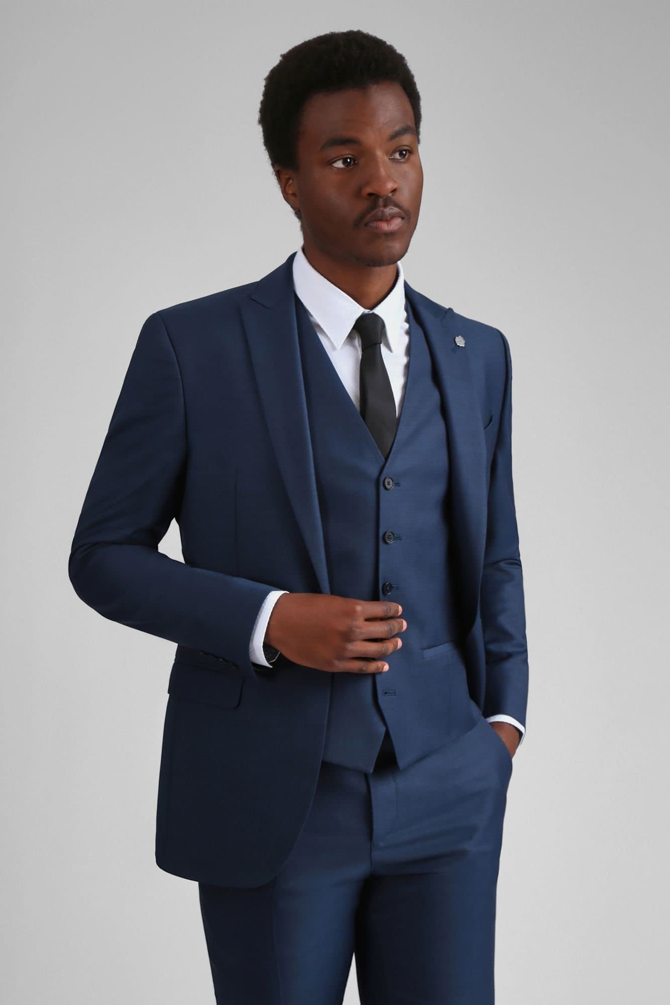 Ted Baker Ted Baker Men's Tai Teal Semi Plain Slim Jacket in Blue