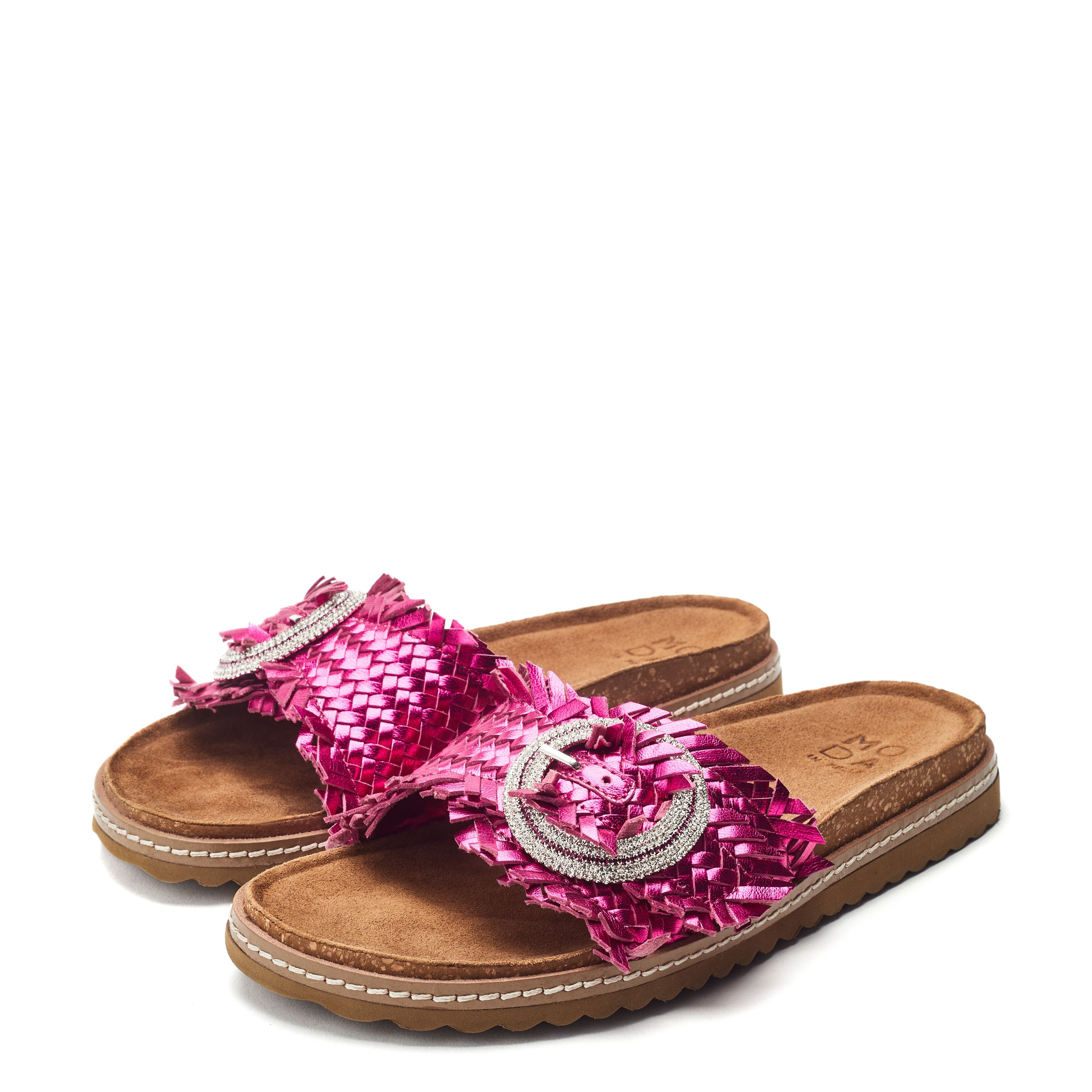 Moda In Pelle Moda In Pelle Women's 'Jarilla' Leather Sandals in Pink - 2