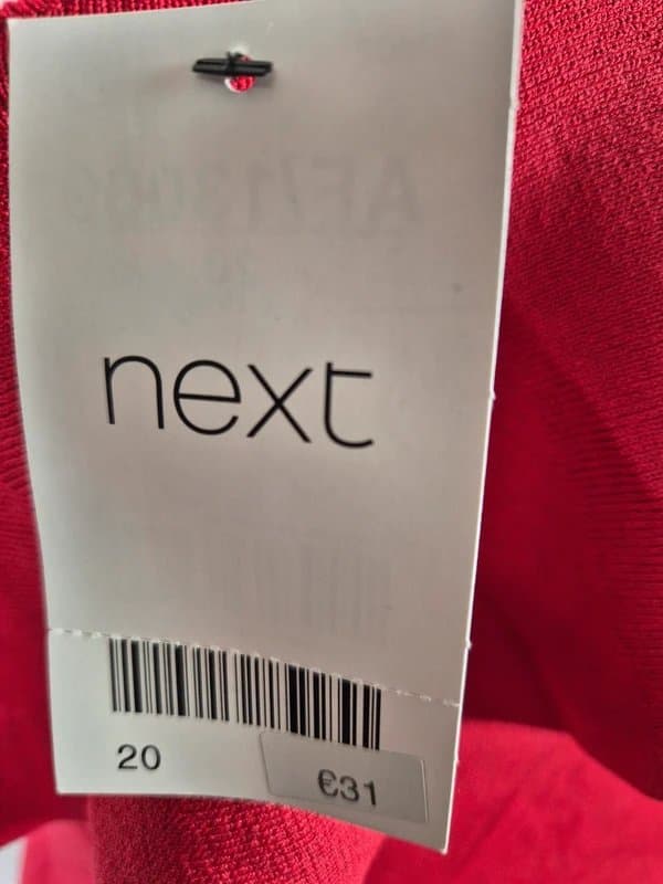 Next Next Knitted one shoulder frill top size 20 (321)