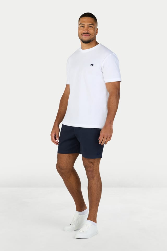 raging bull Raging Bull Men's Stretch Chino Short in Navy - 2