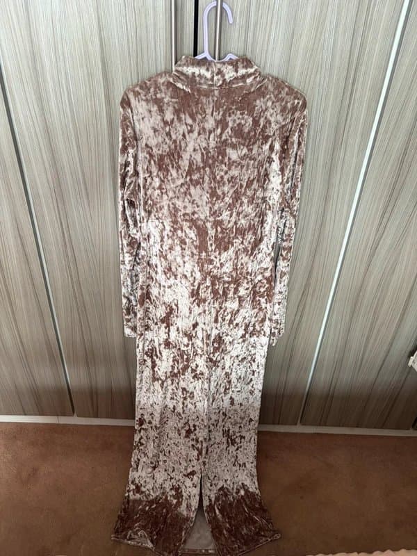 ASOS Design ASOS Design Crushed Velvet Maxi Dress