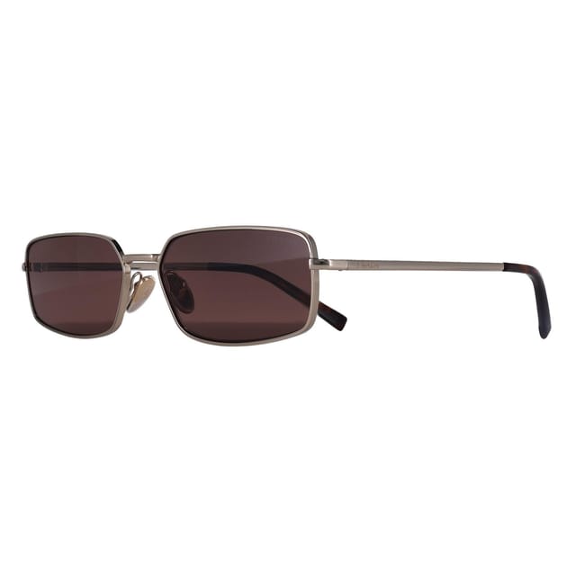 Prada Prada Women's Rectangle Pale Gold Black Chocolate PRA60S - 2