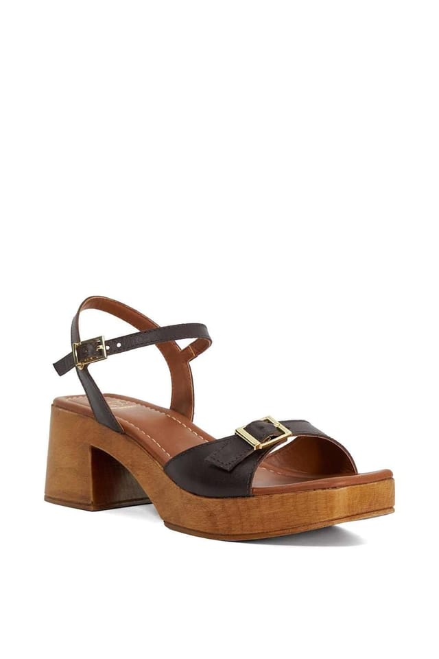 Dune London Dune London Women's 'Jeane' Leather Sandals in Brown - 2