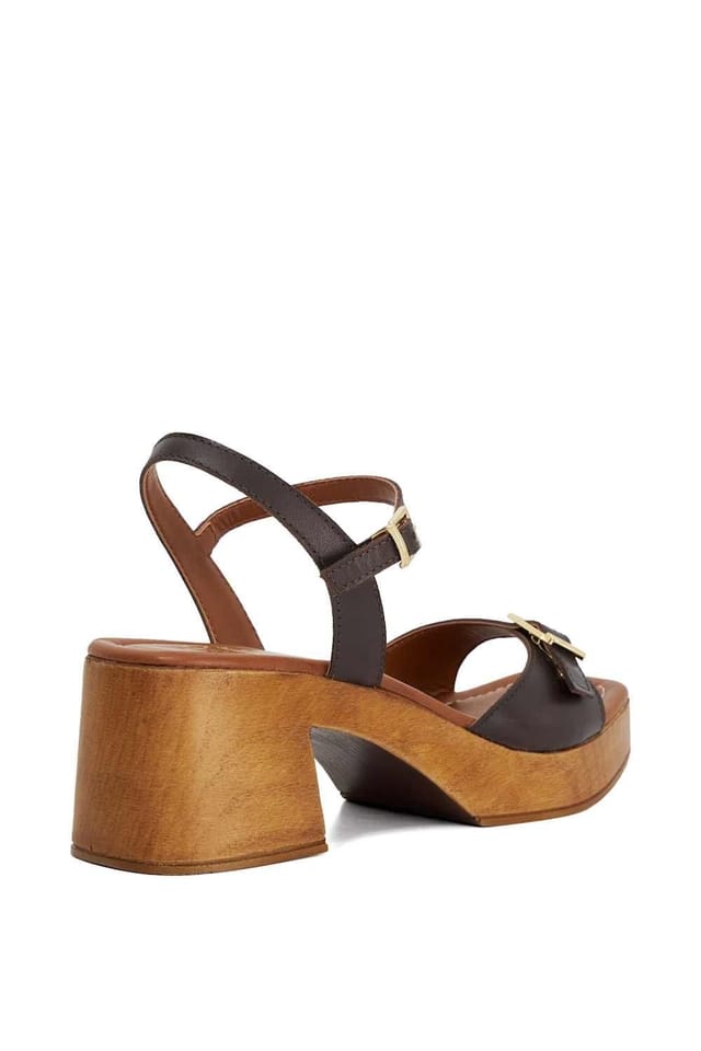 Dune London Dune London Women's 'Jeane' Leather Sandals in Brown - 3