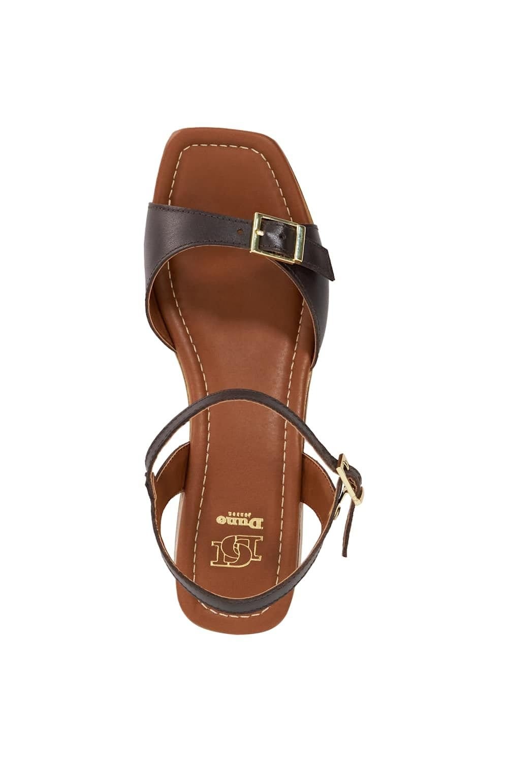 Dune London Dune London Women's 'Jeane' Leather Sandals in Brown - 4