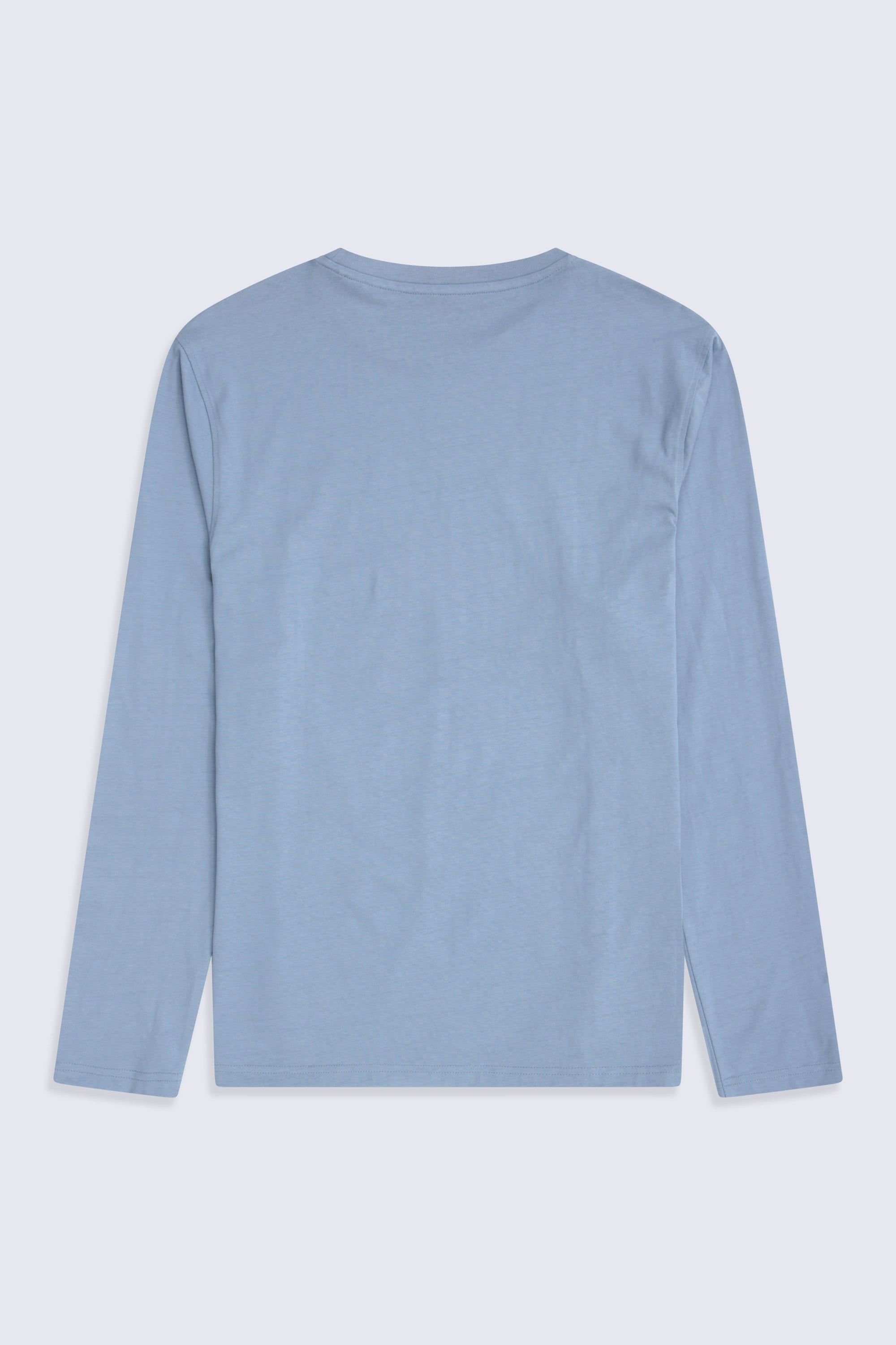 Animal Animal Men's 'Otis' Comfortable Lightweight Top Casual Long Sleeve Outdoor T-Shirt in Blue - 2