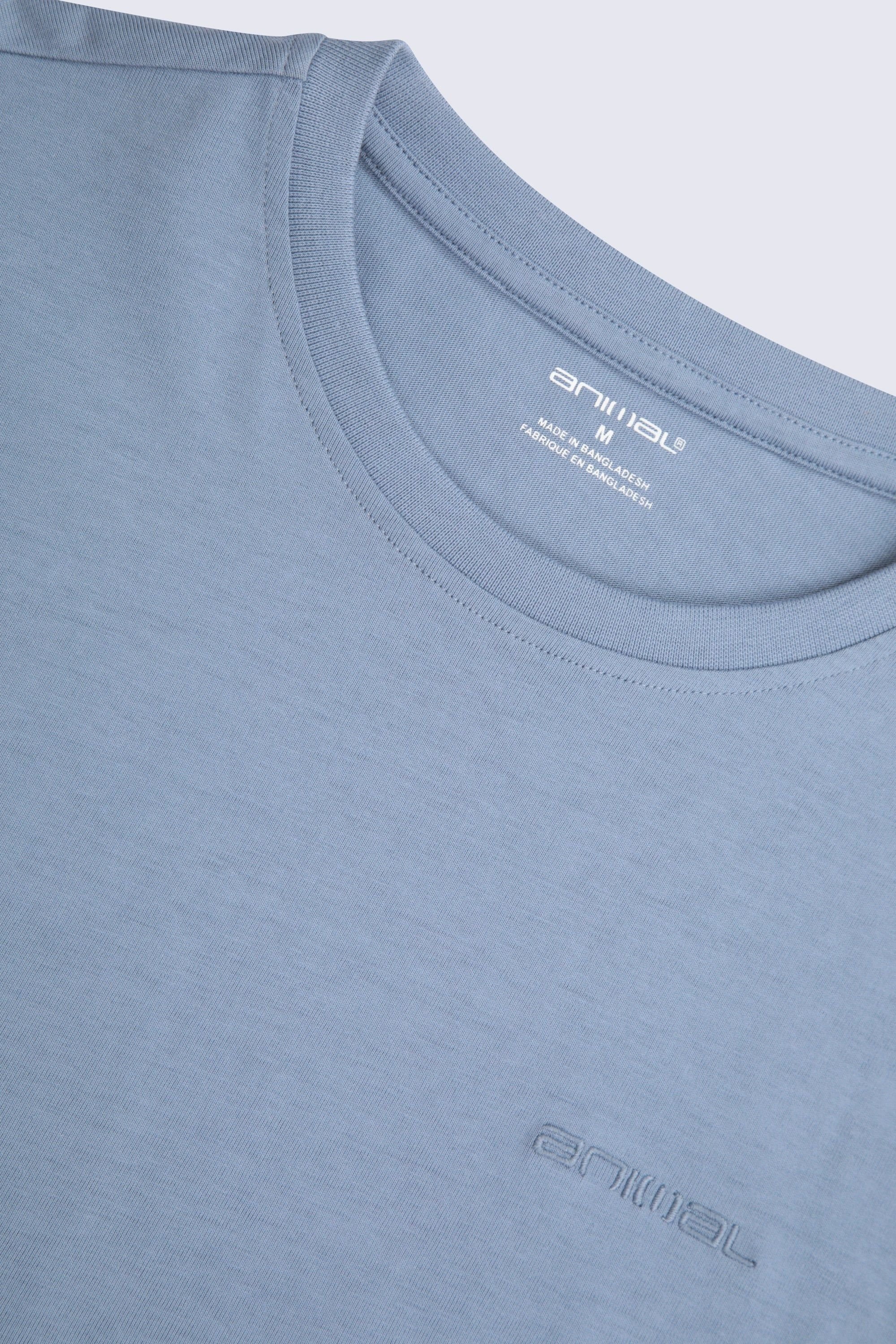 Animal Animal Men's 'Otis' Comfortable Lightweight Top Casual Long Sleeve Outdoor T-Shirt in Blue - 3