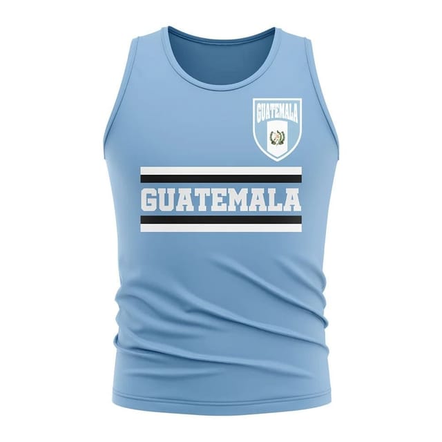 Guatemala Guatemala Men's Mens Core Football Country Sleeveless Tee Sky in Light Blue - 2