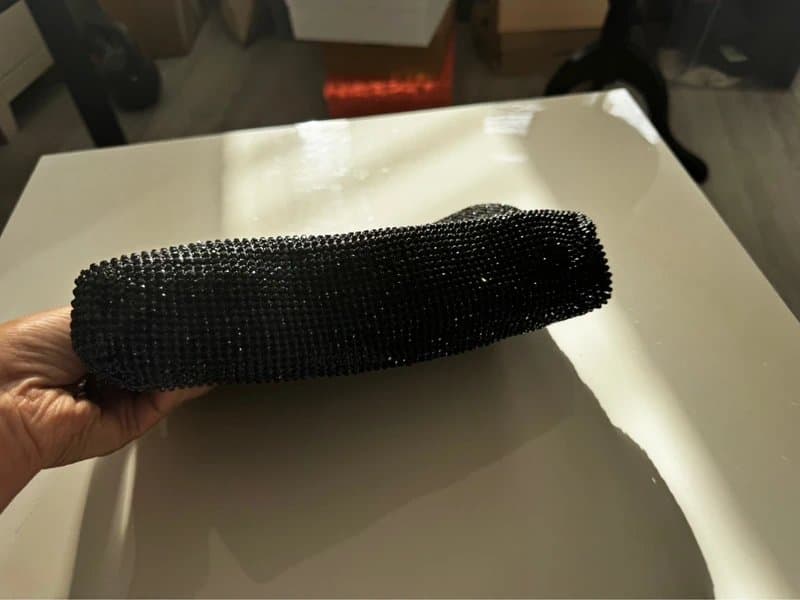 Topshop Topshop Black Rhinestone Clutch/Handbag